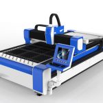 500w ბოჭკოვანი ლაზერული ჭრის მანქანა უჟანგავი ფოლადის / ms მაღალი სიჩქარით 100 მ / წთ