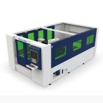 მიკრო 500w ბოჭკოვანი ლაზერული ჭრის მანქანა დახურული მილისა და ფურცლისთვის