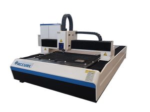 2000w ბოჭკოვანი ლაზერული ჭრის მანქანა, რომელიც გამოიყენება რბილი ფოლადის ფირფიტაში / რკინის ფირფიტაში