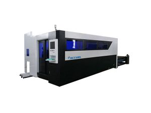 500w ბოჭკოვანი ლაზერული ჭრის მანქანა ნახშირბადის ფოლადისა